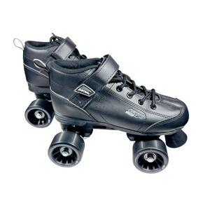 Pacer GTX 500 Black Quad Roller Skates Size 5 Youth Adult‎ Adjustable